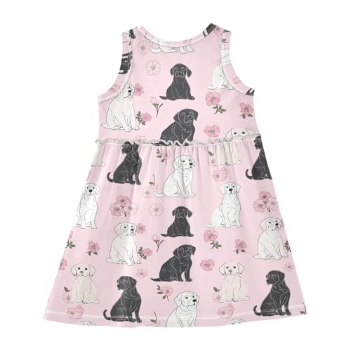 KLL Girl Summer Dress Toddler Soft Midi Dress Easter Outfit2
