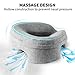 Face Down Pillow Massage Headrest for Bed, Stomach Sleeping Pillow, Face Cradle, BBL Pillow After Surgery Post Eye Surgery Recovery Equipment for Massage Tables, Piercing Pillows Removable Cover Grey
