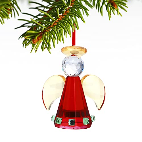 Crystal Angel Carft Figurine Pendant Birthday Party Window Decor Christmas Hanging Decorations Wedding Ornament,Gift Boxed #TOP7