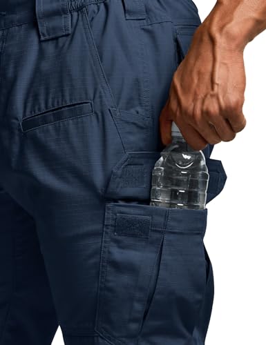 Image of CQR Men's Tactical Pants, Water Resistant Ripstop Cargo Pants, Lightweight EDC Work Hiking Pants, Outdoor Apparel