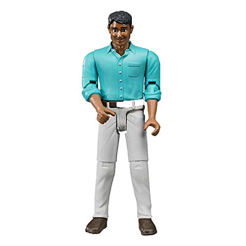BRUDER - 60003 - Figurine Homme - Bleu Blanc