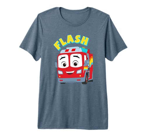 T-shirt Disney Firebuds Flash de qualité supérieure en coton doux pour habiller les enfants