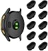 Produktbild LvBu Silikon Staubstecker Kompatibel mit Garmin Vivoactive 4s/Vivoactive 4/vivomove 3/vivomove 3S/Venu/Fenix 5/Fenix 5S/Fenix 5X/Fenix 6,[10 Stück] Anti-Staub Ladegerät Port Staub Stecker (Schwarz)