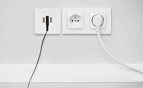 BIGtec TAE Dose Telefondose Unterputz NFN Telefon Anschlussdose UP 3x6-polig signalweiß weiß für Telefonanschluss Hausanschluss NTBA DSL-Splitter