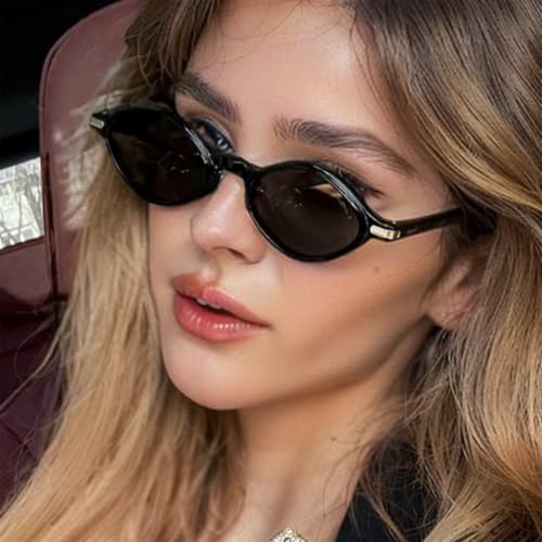willochra Small frame Polygon Gradient Sunglasses Women Vintage Outdoor Oval Sun Glasses For Lady Trendy Eyewear Shades UV4004