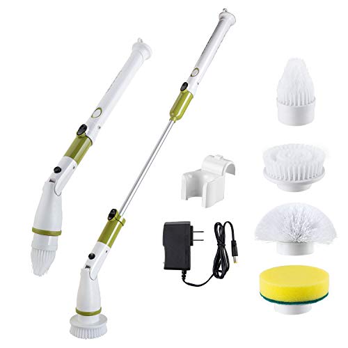 Electric Spin Scrubber Upgraded Power Scrubber 360 Cordless Tub and Tile Scrubber