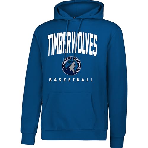 Ultra Game Mens NBA Official Super Soft Teamster Hoodie Sweatshirt Minnesota Timberwolves Team Color X-Large