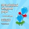 Ring Pop Individually Wrapped Cotton Candy Flavored Lollipop 30 Count Bulk Pack Wearable Hard Candy Rings for Kids, Fun Sweets for Parties, Kids Party Favors & Goodie Bags