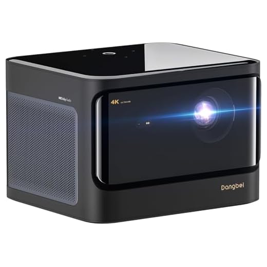 Dangbei Mars Pro 4k Beamer, echte 4K-Auflösung (3840 x 2160P) DLP-Projektor mit Android 4 GB + 128 G, 2 x 10 W HiFi-Lautsprecher, Auto Keystone, Autofokus, HDR10 (Marspro)