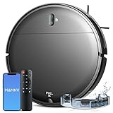 MAMNV Robot Vacuum and Mop,2 in 1 for Carpet & Hard Floor,Robotic Vacuum Cleaner with Alexa/Voice/App,Powerful & Quiet for Pet Hair,Slim 2.87",Self-Charging & Zigzag Path Cleaning