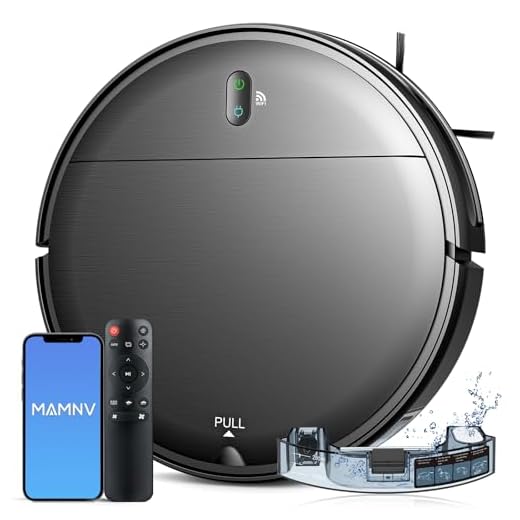 MAMNV Robot Vacuum and Mop,2 in 1 for Carpet & Hard Floor,Robotic Vacuum Cleaner with Alexa/Voice/App,Powerful & Quiet for Pet Hair,Slim 2.87",Self-Charging & Zigzag Path Cleaning