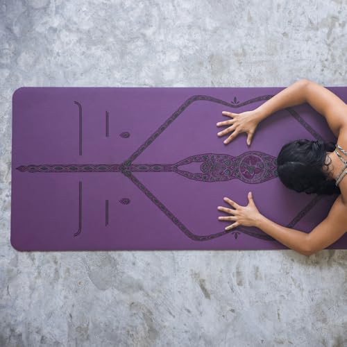 Liforme Printed Yoga Mat 6mm – Premium Eco-Friendly with Alignment System — view 4