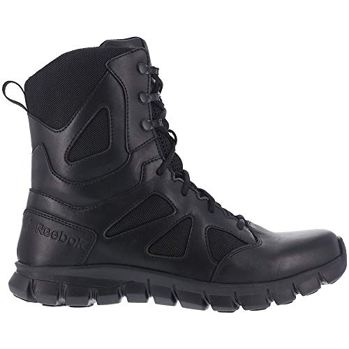 Reebok mens Sublite Cushion 8" Military Tactical Boot, Black, 8 US2
