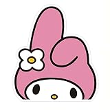 Anime Car Sticker Reflective Car Bumper Sticker,Kawaii Car Accessories Car Window Decals,Cute Hood Decals for Cars