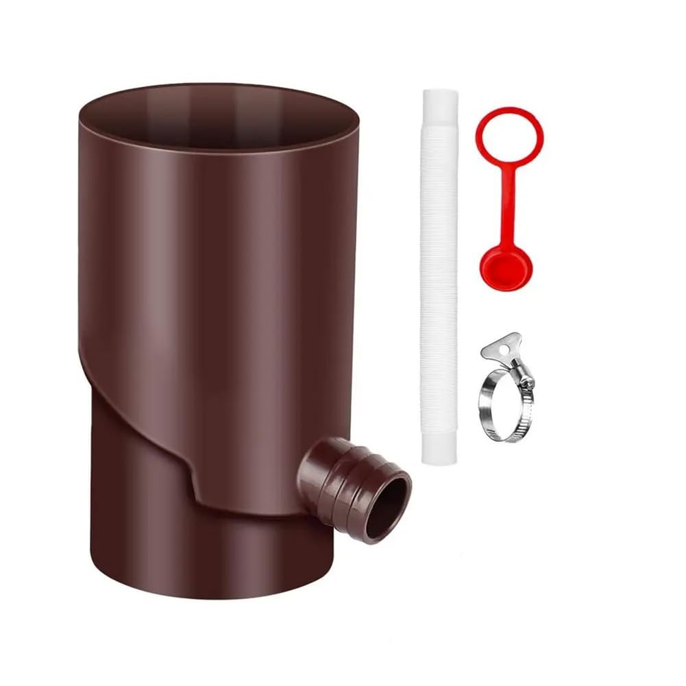 Zwfjcmsa Rainwater Collection Kit UV Weatherproof Rain Barrel Diverter Kit Portable Rain Barrels to Collect Rainwater B