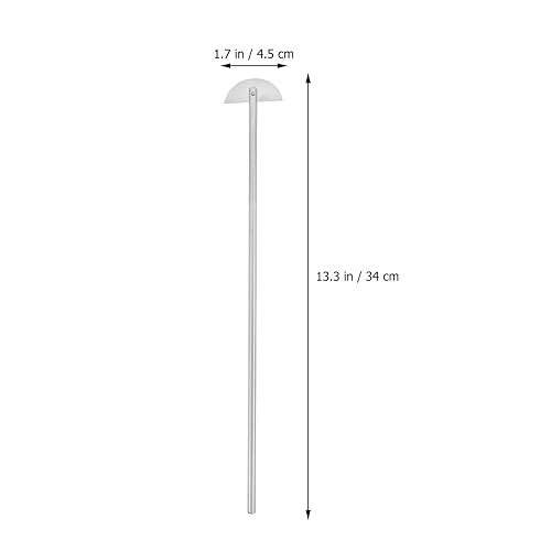 Miniatura 7 de Paleta mezcladora de acero inoxidable, herramienta de agitación de laboratorio, varilla de agitación de laboratorio para ciencia química, frasco