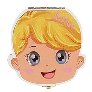 TOSSPER 1 St Houten Kids Baby Tand Box Organizer Melk Tanden Hout Opbergdoos Jongen Meisje Opslaan Tanden Eerste Houder