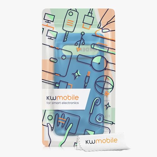 kwmobile Case Compatible with Google Pixel 7 Case - TPU Silicone Phone Cover with Soft Finish - Blue Reef by kwmobile - Image 7