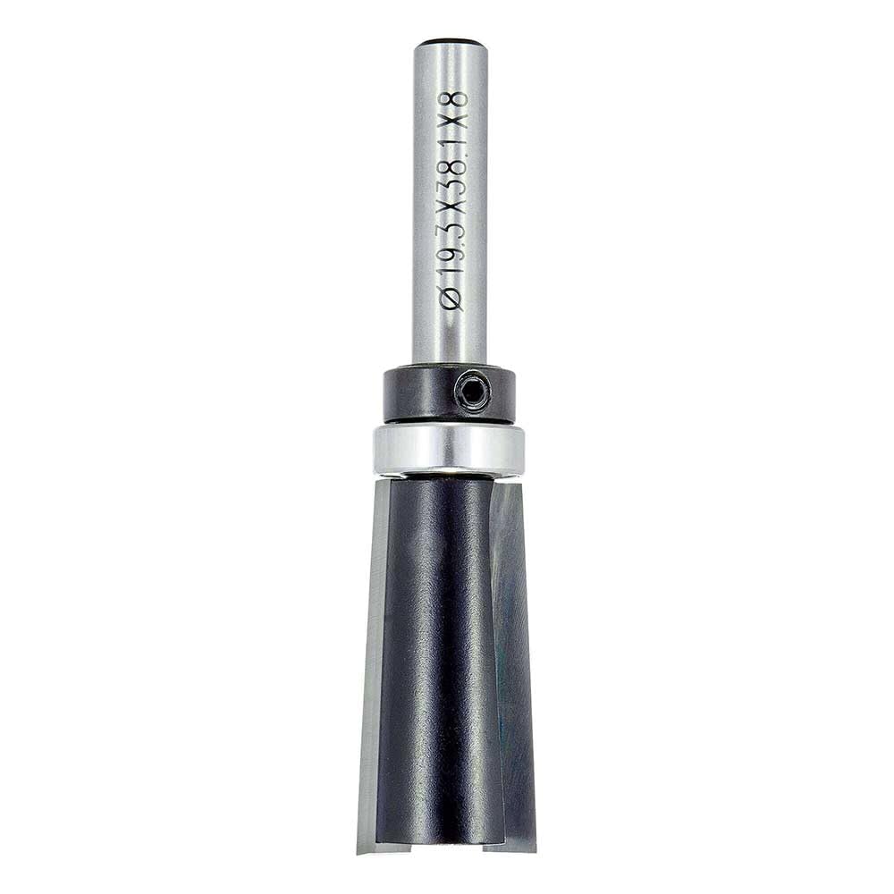 Trend frez do drzwi z łożyskiem, 8 mm, 3° | Frez z łożyskiem i węglikiem spiekanym do czystych krawędzi drzwi; podcięcie 38 mm, kąt 3°; TR38X8MMTC