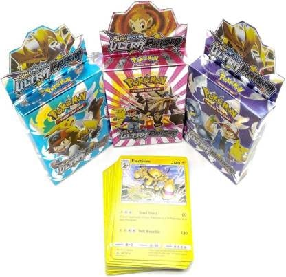Qwick Click Pokemoon Sun & Moon Ultra Prism Booster Decks (Set of 3)