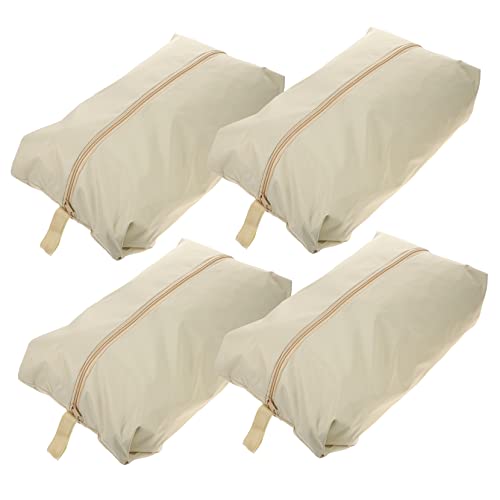 Homoyoyo 4Piezas Almacenamiento De Impermeables Para Viaje Organizadores De Equipaje Cubos De Embalaje Para Beig