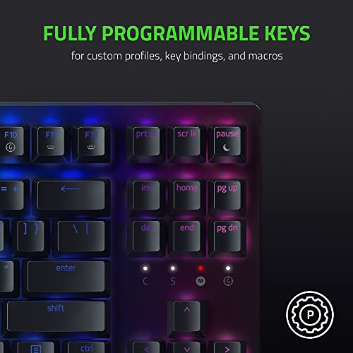 Image of Razer Black Widow V3 Tenkeyless Mechanical Gaming Keyboard Switches - Chroma RGB Lighting - Compact Form Factor - Programmable Macro Functionality - USB Passthrough