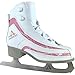 American Athletic Soft Boot Ice Skates for Girls - Kids Figure Skates with Pink Trim, Ankle Support, Padded Liner, Stainless Steel Blades - Suitable for Indoor & Outdoor Ice Skating (12)