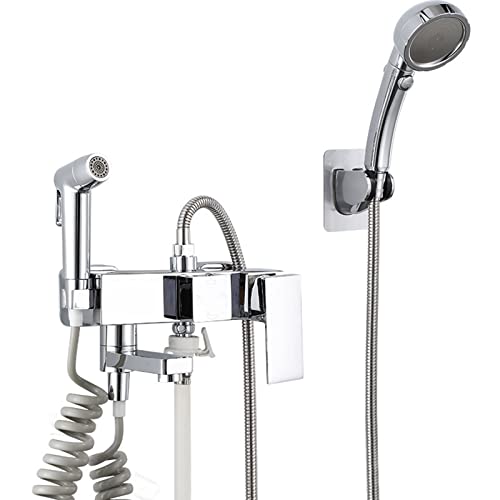 Colonne de douche avec mitigeur de baignoire en laiton pour une eau temperee