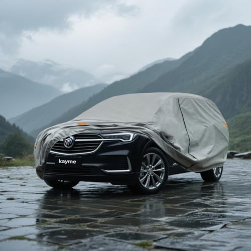 Image of Kayme Heavy Duty SUV Car Cover Custom Fit Buick Enclave (2007-2024) Waterproof All Weather for Automobiles, Full Exterior Covers Sun Rain UV Protection.（Deliver About 3-10 Days）