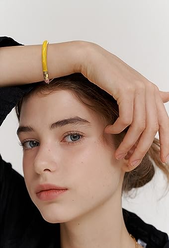 CLASSYZINT Adjustable Bracelet for Women, 14K Gold Plated Multi Layered Bangle Bracelet for Women | Gold Open Cuff Bracelet | Adjustable Wide Cuff Bracelet | Gold Chain Bracelet | Gold Link Bracelet3