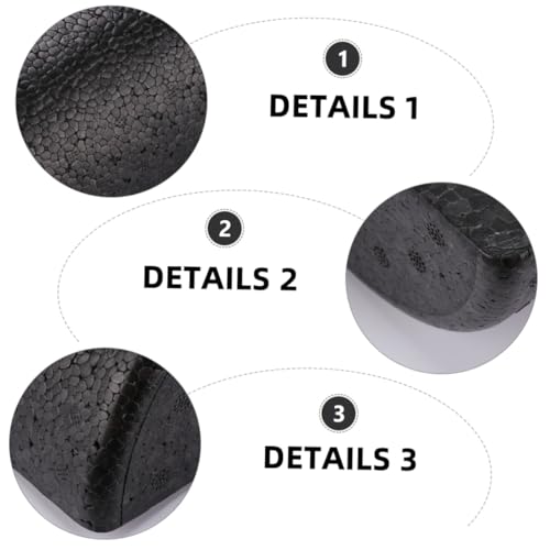 Alipis 2pcs Epp High Density Yoga Column Foam Rollers para masaje muscular y terapia física, cilindros para fitness de cuerpo completo y espalda miniatura 6