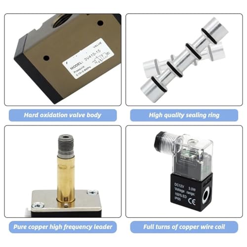 Vanne de commande pneumatique 3V410-15 inversion rapide d'air - 5