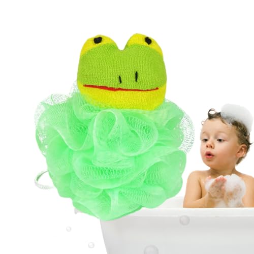 Esponja de para - 10 x 15 cm PE bola de ducha en forma de animal lindo, depurador suave para el cuerpo | Perfecto para la ducha en casa, el hotel, el juego a