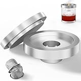 LENSKINS カクテルスモーカー 家庭用 【革新デザイン】アルミスモーカー アウトドア用スモーカー 燻製器 燻製キット ウィスキー スモーカーキット キャンプ ギフト 手軽に瞬間燻製 冷燻 温燻 熱燻に対応 直火 プレゼント お誕生日 記念日 父の日 フィルター2枚付き (銀色)