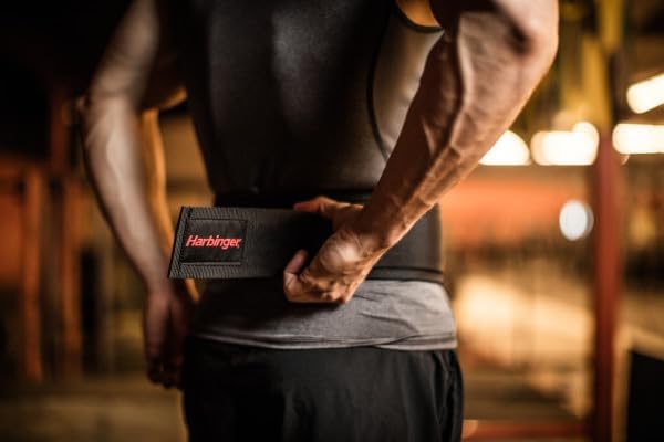 Miniatura 4 de Harbinger cinturón de nylon para levantamiento de pesas (4 pulgadas)