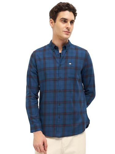 Image of THE Bear House Men's Checkered Slim Fit Shirt