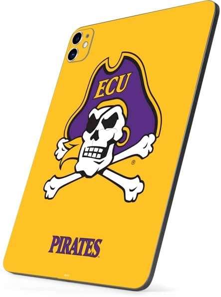 Skinit Decal Tablet skin compatible with iPad Pro 11in (2021) - Officially Licensed East Carolina University ECU Pirates Logo Yellow Design