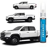 Touch Up Paint for RAM Car Paint Pen Scratch Repair Two-In-One Touch Up Paint, Premium Car Scratch Remover for Deep Scratches (Bright White(PW7/GW7) for 2025 RAM 1500/2024 RAM 1500/2023 RAM 1500/2025 RAM 2500/2024 RAM 2500/2025 RAM 3500Bright White(PW7/GW7) for 2025 RAM 1500/2024 RAM 1500/2023 RAM 1500/2025 RAM 2500/2024 RAM 2500/2025 RAM 3500 Finish Type Gloss)