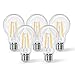 Produktbild Aigostar -Led Filament E27 Globe Warm Licht Retro Vintage Transparent Klar Glas Glühbirne 4W Edison Lampe 470Lumen 2700K Abstrahlwinkel 360° Flimmerfrei 5er Pack A60