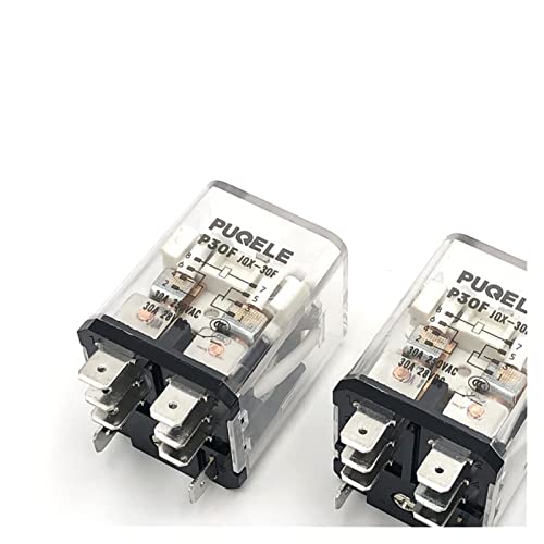 Relé JQX-30F 2Z 30A conmutación doble DPDT para alta potencia