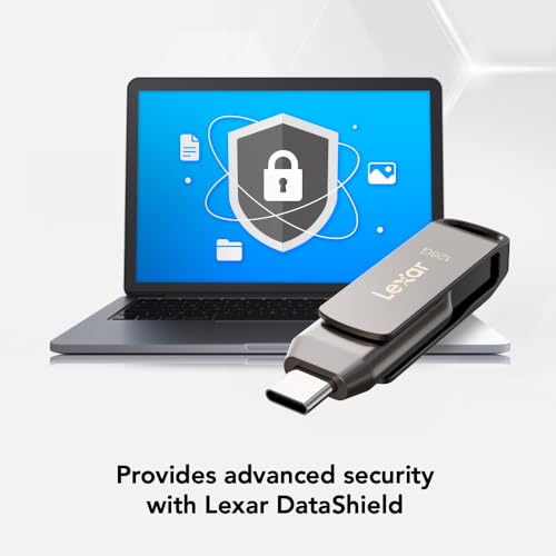 Image of Lexar 128GB JumpDrive Dual Drive D400 USB 3.1 Type-C and Type-A Flash Drive, Up to 130MB /s Read (LJDD400128G-BNQNU)