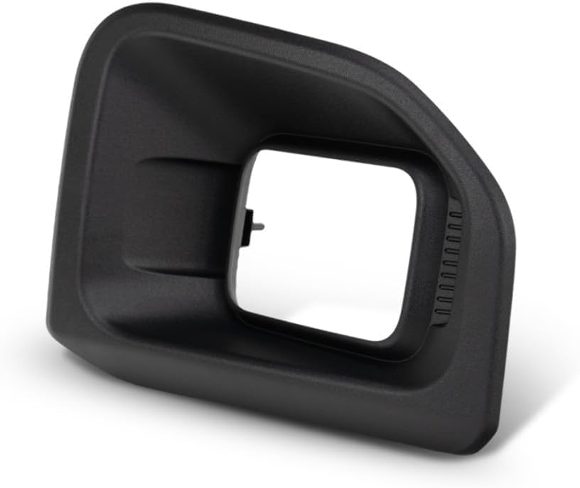 Image of DAT AUTO PARTS Front Right Fog Light Cover Fits 2020-2022 Ford F-450 | Passenger Side, F-550 Super Duty, Hole Bezel Trim Molding Insert, Black Textured Plastic, Replaces FO1039219 LC3Z17C754AA