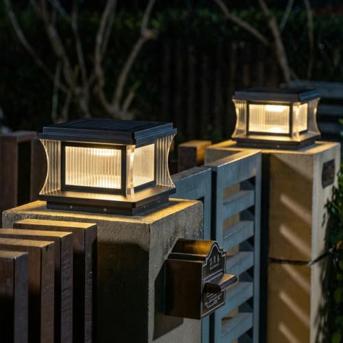 Farolas solares de aluminio para iluminar y decorar el jardín de forma moderna 5