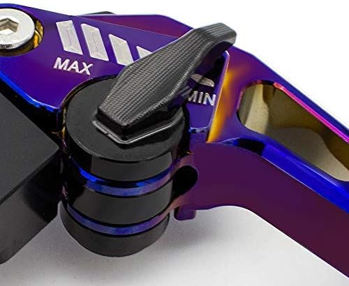 FXCNC Motorcycle 3D Plating Short Adjustable Brake Clutch Levers Compatible with CAPONORD/ETV1000 02-07,Moto Guzzi Griso 06-16,BREVA 1100 06-12,Stelvio 08-16,1200 Sport 07-13