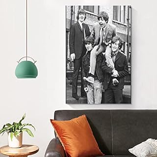 The Beatles – Poster mural décoratif sur toile avec impression artistique moderne pour chambre à coucher, 30 x 45 cm - Les Beatles, Paul McCartney, John Lennon, RIngo Starr, George Harrison The Beatles – Poster mural décoratif sur toile avec impression artistique moderne pour chambre à coucher, 30 x 45 cm – Image 4