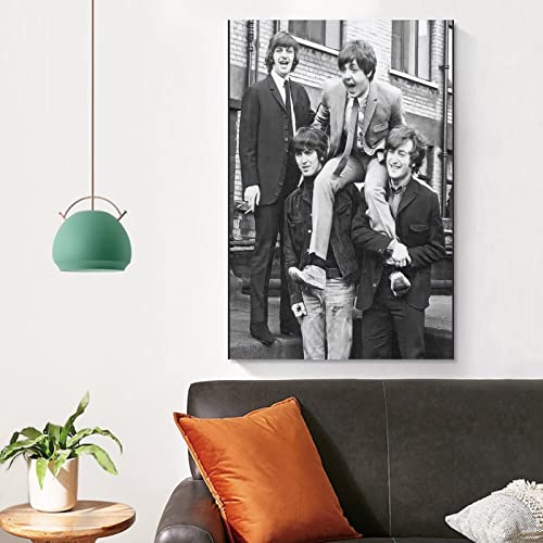 The Beatles – Poster mural décoratif sur toile avec impression artistique moderne pour chambre à coucher, 30 x 45 cm - Les Beatles, Paul McCartney, John Lennon, RIngo Starr, George Harrison The Beatles – Poster mural décoratif sur toile avec impression artistique moderne pour chambre à coucher, 30 x 45 cm – Image 5