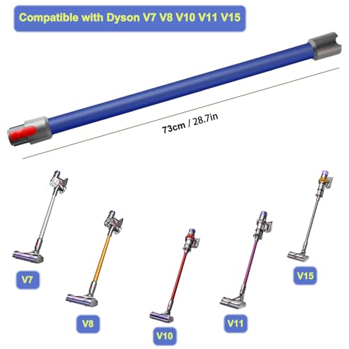 Image of Replacement Wand Tube for Dyson Stick V15 V11 V10 V8 V7 Vacuum Parts, Extension Vacuum Replacement Parts, 28.7 In (Blue)