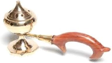 Incense Burner with Wood Handle