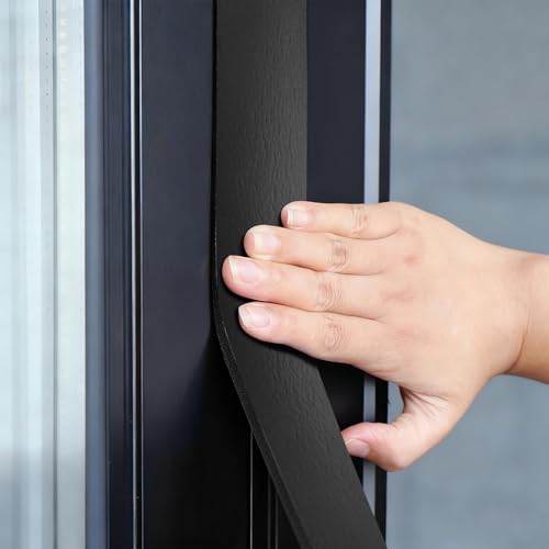 ZHIYUQL® Moosgummi Selbstklebend Neopren Schaumstoffplatte 300MM × 3MM × 2M Schwarz Schaumstoff Selbstklebend Zellkautschuk, Schaumstoffrolle, Dämmmatte, Rutschfest, Schalldämmung