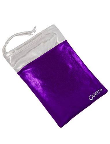 Quatro Sac de protection pour mains de gymnastique Violet et argenté, violet